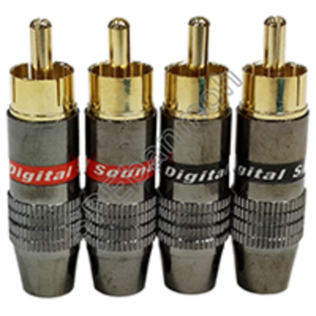 RCA-192 ปลั๊ก RCA (RCA Plug) ดำ