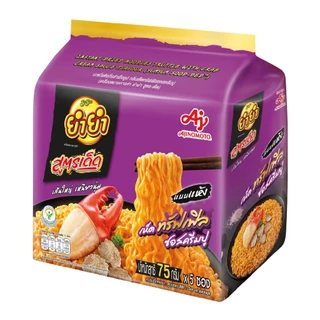 [1แพ็ค5ซอง] Yumyum ยำยำ สูตรเด็ด บะหมี่กึ่งสำเร็จรูป แบบแห้ง มีหลายรสชาติให้เลือก