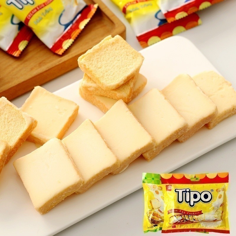 DADA Snack Shop DF1 Vietnam Tipo ขนมปังแห้งอาหารทดแทนอาหารเช้าบิสกิตบิสกิตกรอบของว่าง