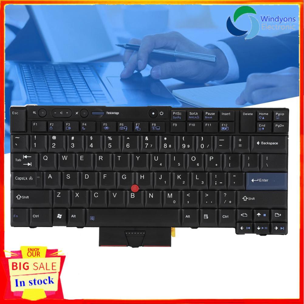 Windyons Thin Keyboard สำหรับ M T410/T520/T420/X220/T510/W510 ที่มีความไวสูงและไอออน