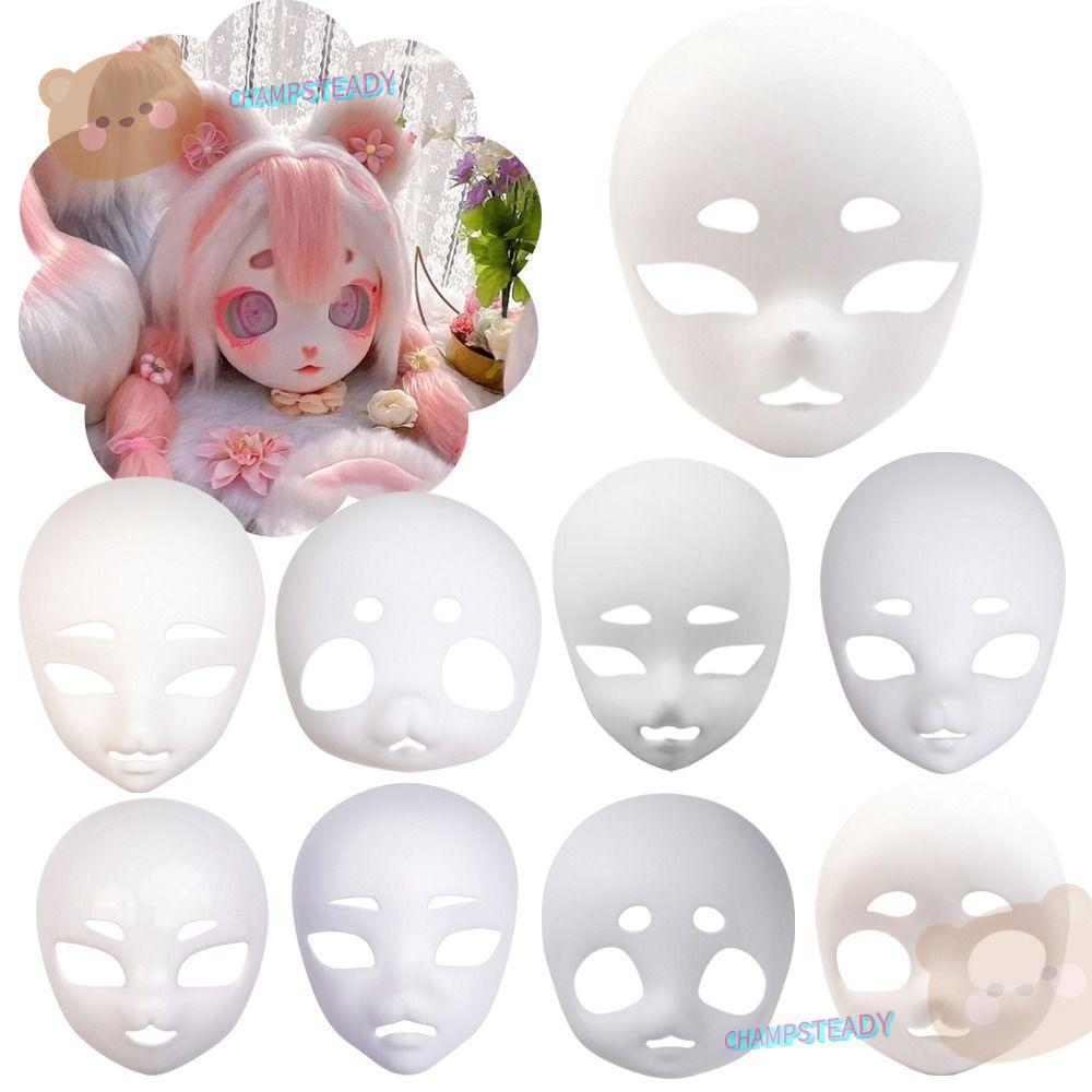 CHAMPSTEADY Kigurumi ฐานและหัวแมว Skull พลาสติกคอสเพลย์ เหมาะสำหรับ Fursuit