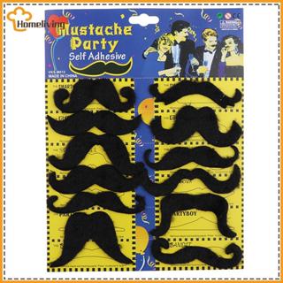 บ้าน 12 ชิ้น/เซ็ตปลอม Moustaches Self กาว Joke เม็กซิกัน Nov…