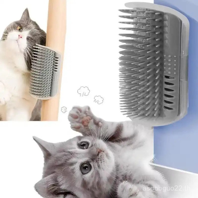 Pet Self Grooming Brush, Cat Corner Massage Comb, Cat Scratcher, Pet Back Massager, Wall Corner Cat 