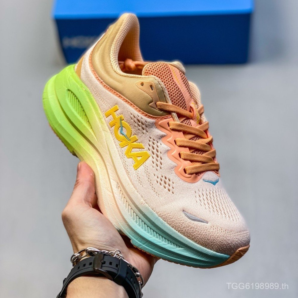 รองเท้า Hoka Bondi 9 Wide สีดำ สำหรับทุกคน