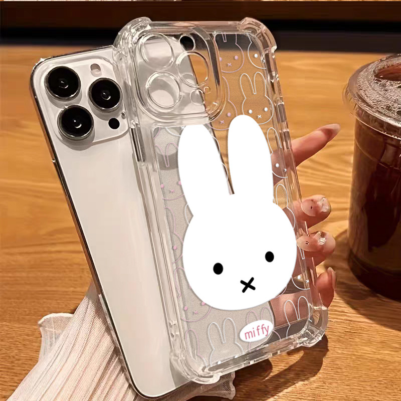 เคสโทรศัพท์สําหรับOPPO 14F 13F 12F 11F 14 13 12 11 Pro 8 7 8T 7Z 8Z 5Z 6Z Miffyกระต่ายน่ารักนุ่มการ์