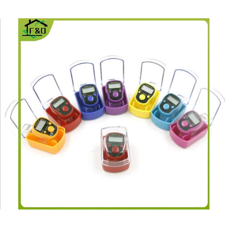 F&O 5 หลัก LED Tally Counter Finger Ring Hand Tally Counter Digital Timers .