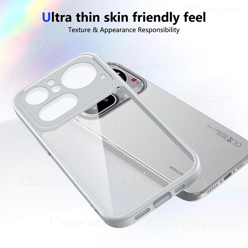 ปลอกสําหรับโทรศัพท์ไม่มีอะไร 4a 4 a Pro 4aPro Phone4a Phone4aPro 2026 Anti-Scratch โปร่งใสแฟชั่นหรูหรา PC + TPU Hard เคสโทรศัพท์กันกระแทกกล้องป้องกันปกหลัง ราคา ถูกที่สุด ดีลบีเคเค แกลเลอรีภาพที่ 2