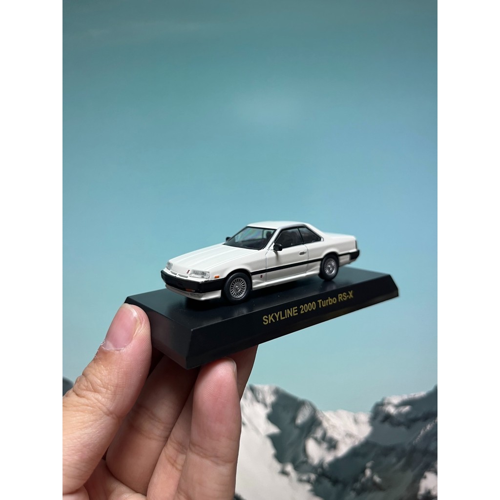 1/64 Jingshang kyosho SKYLINE 2,000turbo rs-x สีขาว SKYLINE 2,000 Turbo RS-X ไม่มีการ์ดไม่มีกล่องลัก