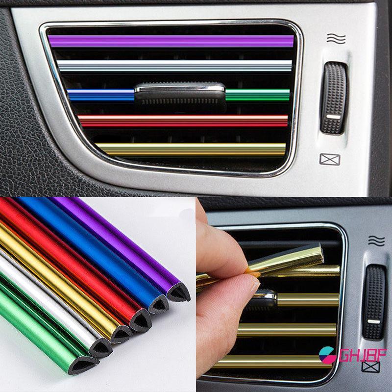 GHJBF] 10 PCS เจ้าของรถ Air Conditioner Outlet ตกแต่ง Soft Strip อุปกรณ์เสริม Auto ภายใน Grille ตกแต่ง Strip Universal U-รูป นค คอเต่า อืม ราคา ถูกที่สุด ดีลบีเคเค