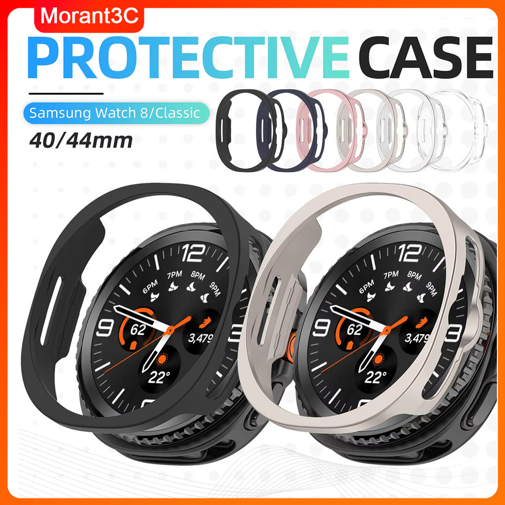 PC Hollow สําหรับ Samsung Galaxy Watch 8 คลาสสิก 46 มม.สําหรับ Galaxy Watch8 44 มม.40 มม.กันชนอุปกรณ์เสริม