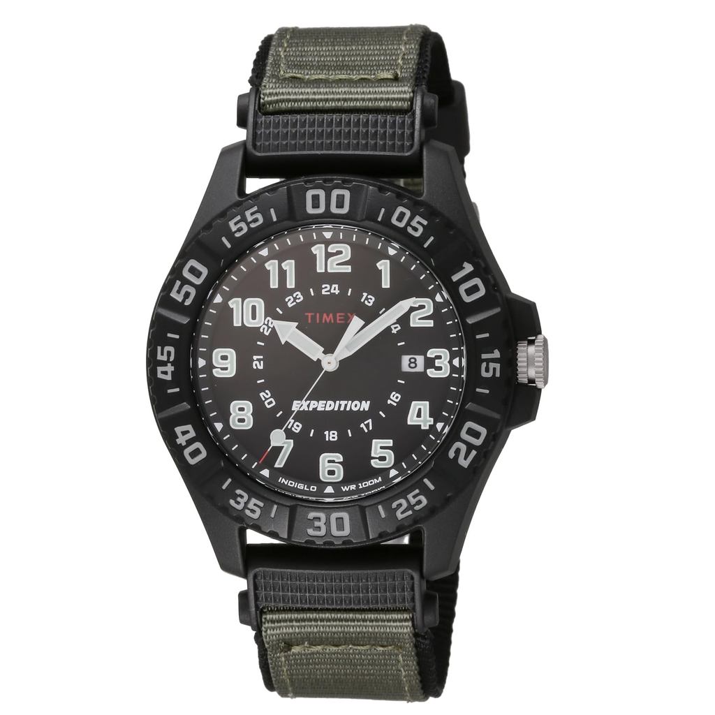 [TIMEX] Expedition Watch Quartz 10 ATM Water Resistant Plastic Black Dial TW4B26400 Men's [Genuine P