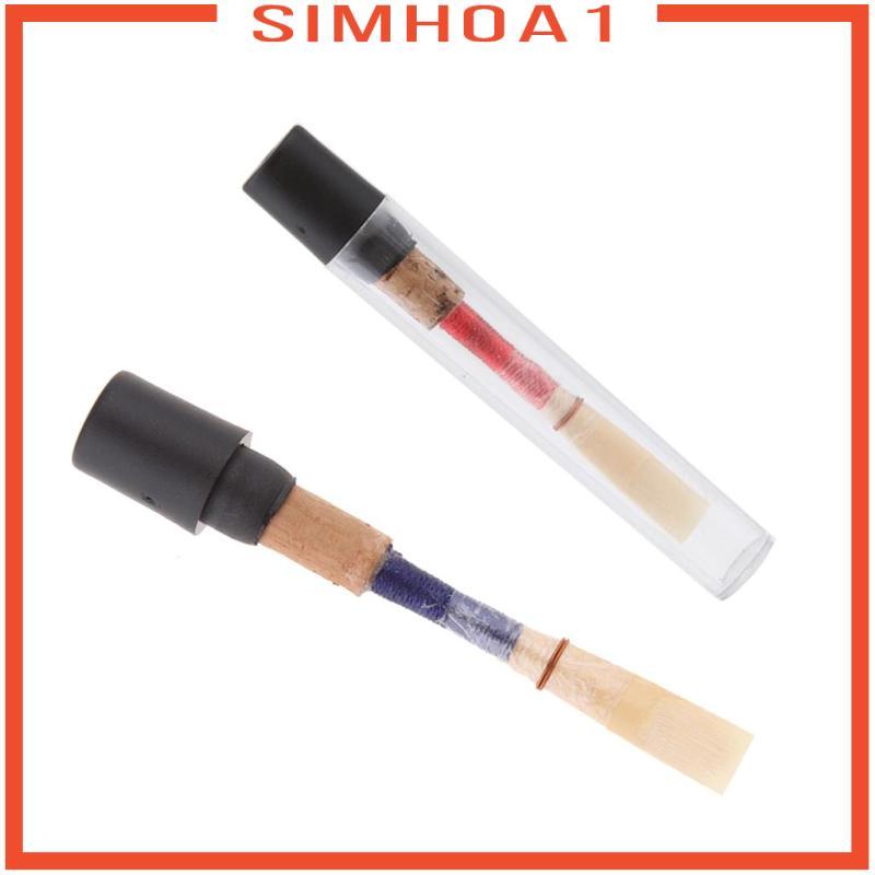 [Simhoa1] Oboe Reed, Medium Hard Oboe Reeds Handmade Oboe Reed Cork ชิ้นส่วนเครื่องมือลม