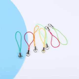 10-50ชิ้น สายคล้องมือถือ สายพวงกุญแจ หลากสี สำหรับห้อยเคสมือถือ กล้อง DIY อุปกรณ์ทำเครื่องประดับ