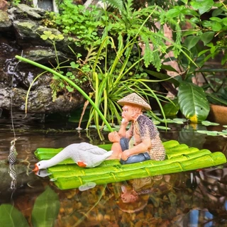 โมเดลเรือจำลอง DIY สำหรับตกแต่งตู้ปลา ขนาดเล็ก สวยงาม เหมาะสำหรับจัดภูมิทัศน์ตู้ปลาและไม้น้ำ COD