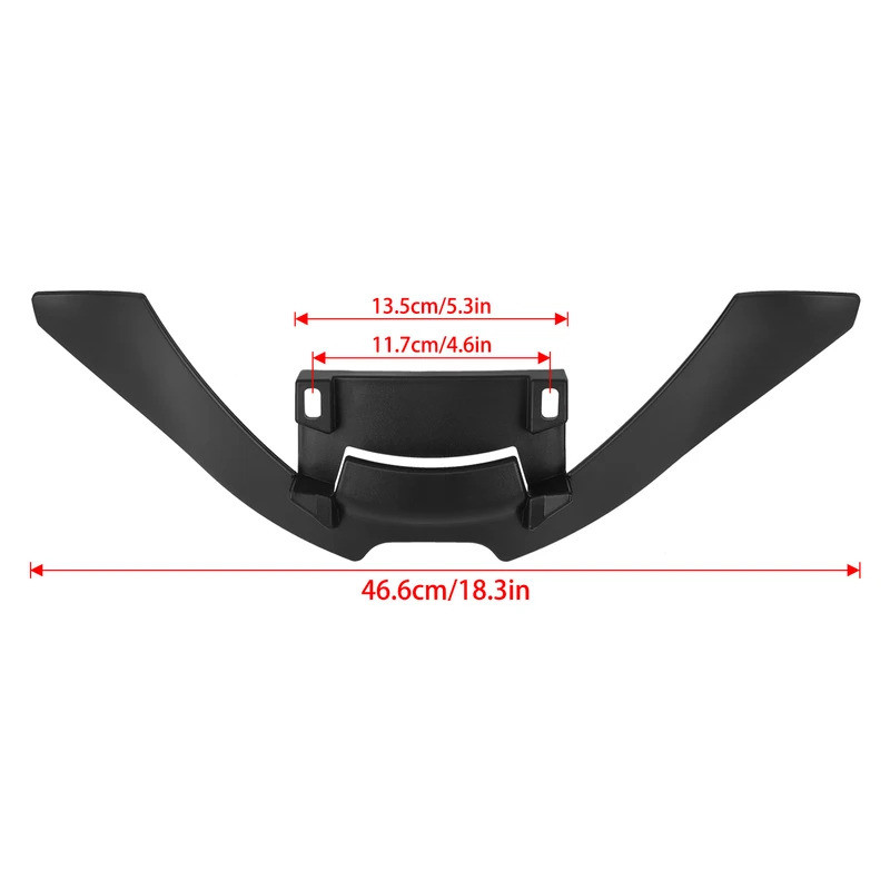 สําหรับ YAMAHA YZF R7 YZF-R7 2022-2025 สปอยเลอร์ด้านหน้ารถจักรยานยนต์ Beak จมูก Downforce Winglet Fa