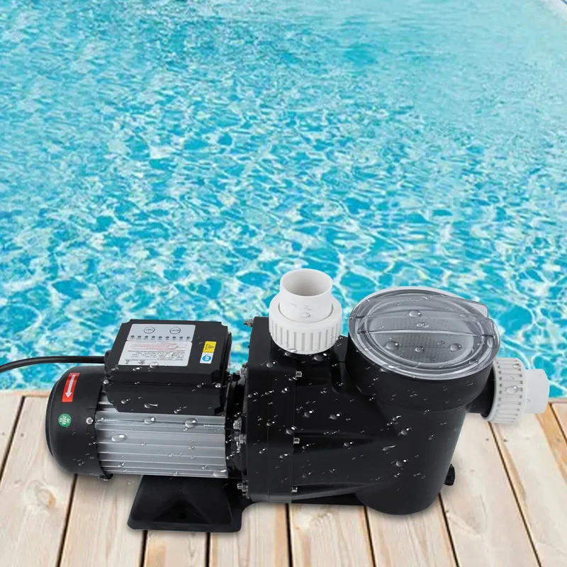ปั๊มสระว่ายน้ํา 1.5HP 110V 105GPM ความเร็วเดียวพร้อมตัวจับเวลา 52ft หัวสําหรับระบบกรองสระว่ายน้ําแบบ