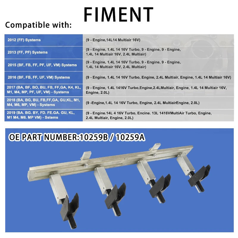 เครื่องยนต์ Actuator คอมเพรสเซอร์เครื่องมือ 10259A 10259B สําหรับ Fiat MultiAir เครื่องยนต์ 2012-201
