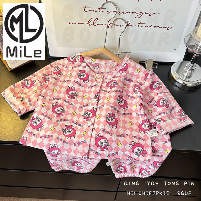ชุดนอนเด็กฤดูร้อน ลายการ์ตูน ขนาด 80-160 ซม. จาก Cloud Cotton Home
