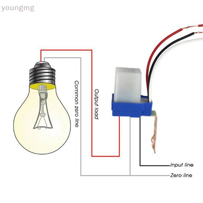 [YG] เปิดปิดอัตโนมัติ Photocell โคมไฟถนนสวิตช์ไฟ Controller DC AC 12/24/110/220V 50-60Hz 10A ควบคุมภาพ TH
