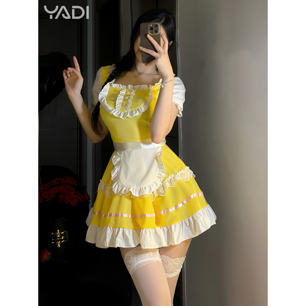 【YADI】ใหม่ น่ารัก ราคาถูก ชุดแม่บ้าน ชุดคอสเพลย์เซ็กซี่ แม่บ้านกระต่ายน่ารัก ราคาถูก พร้อมส่ง 💖🐰 shop รูปที่ 4