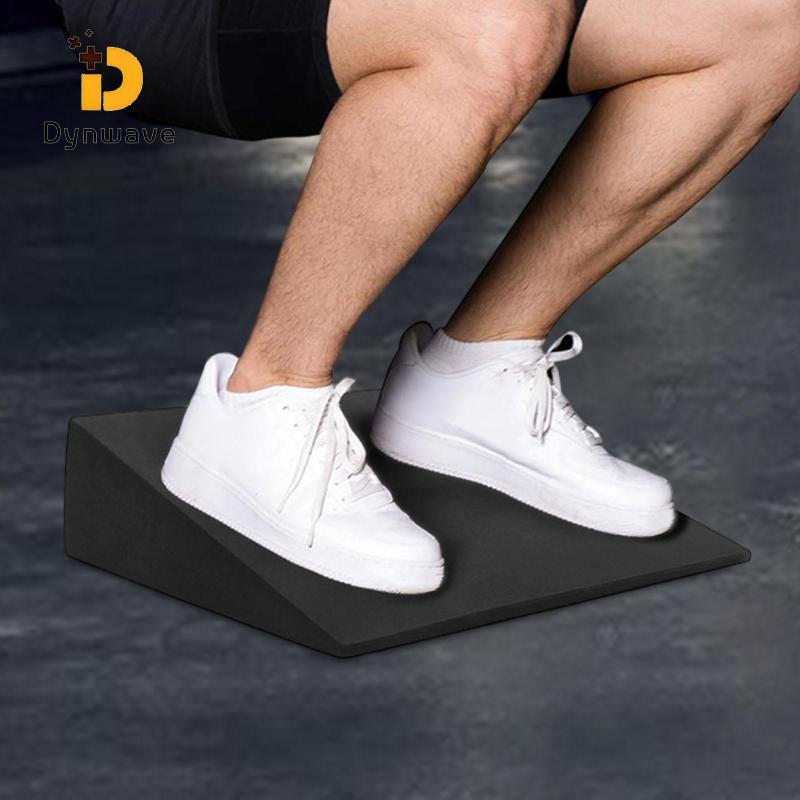 Dynwave Squat Wedge Block Calf Stretch Wedge สําหรับยกน้ําหนักเพาะกายออกกําลังกาย