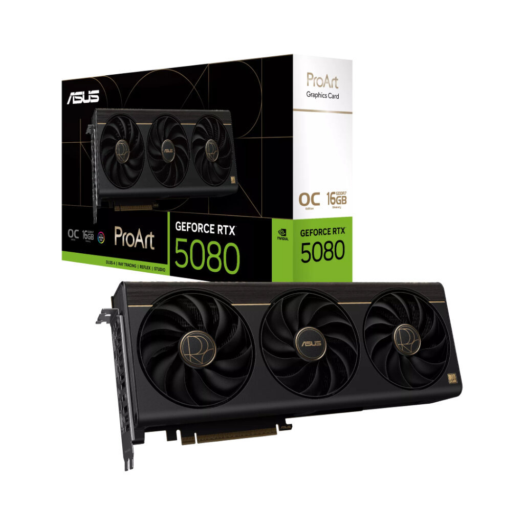 VGA ASUS ProArt GeForce RTX 5080 16GB GDDR7 OC Edition