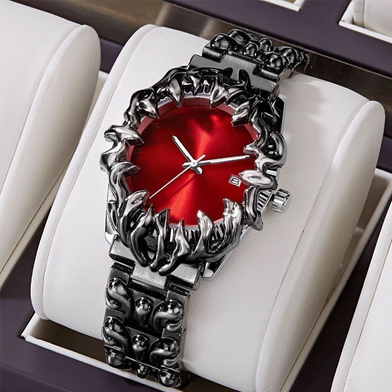 Claw Watch alabaster Fashion Millennium Retro y2k Alien Street Wear Niche Quartz Watch a