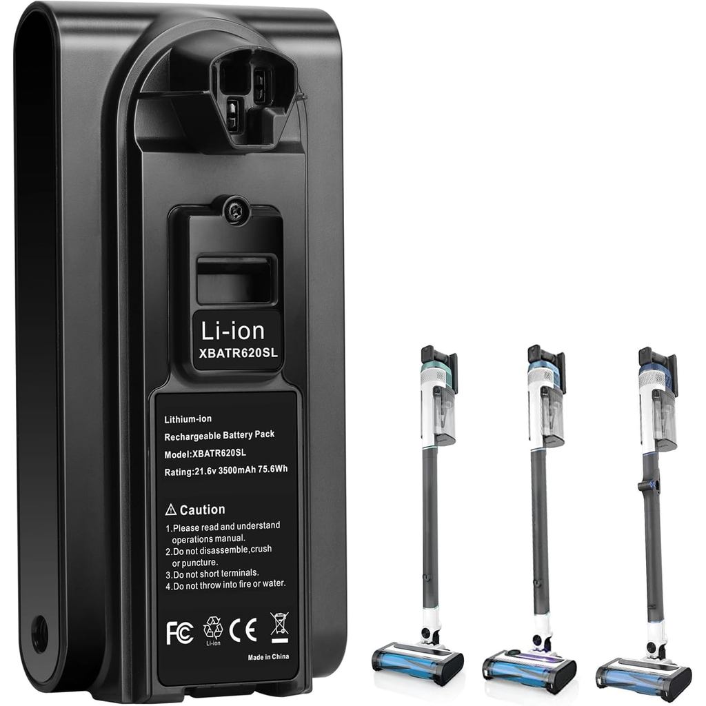3.5Ah 21.6V เปลี่ยนแบตเตอรี่สูญญากาศสําหรับ Shark XBATR620SL แบตเตอรี่สําหรับ Shark IZ540H, IZ562H, 