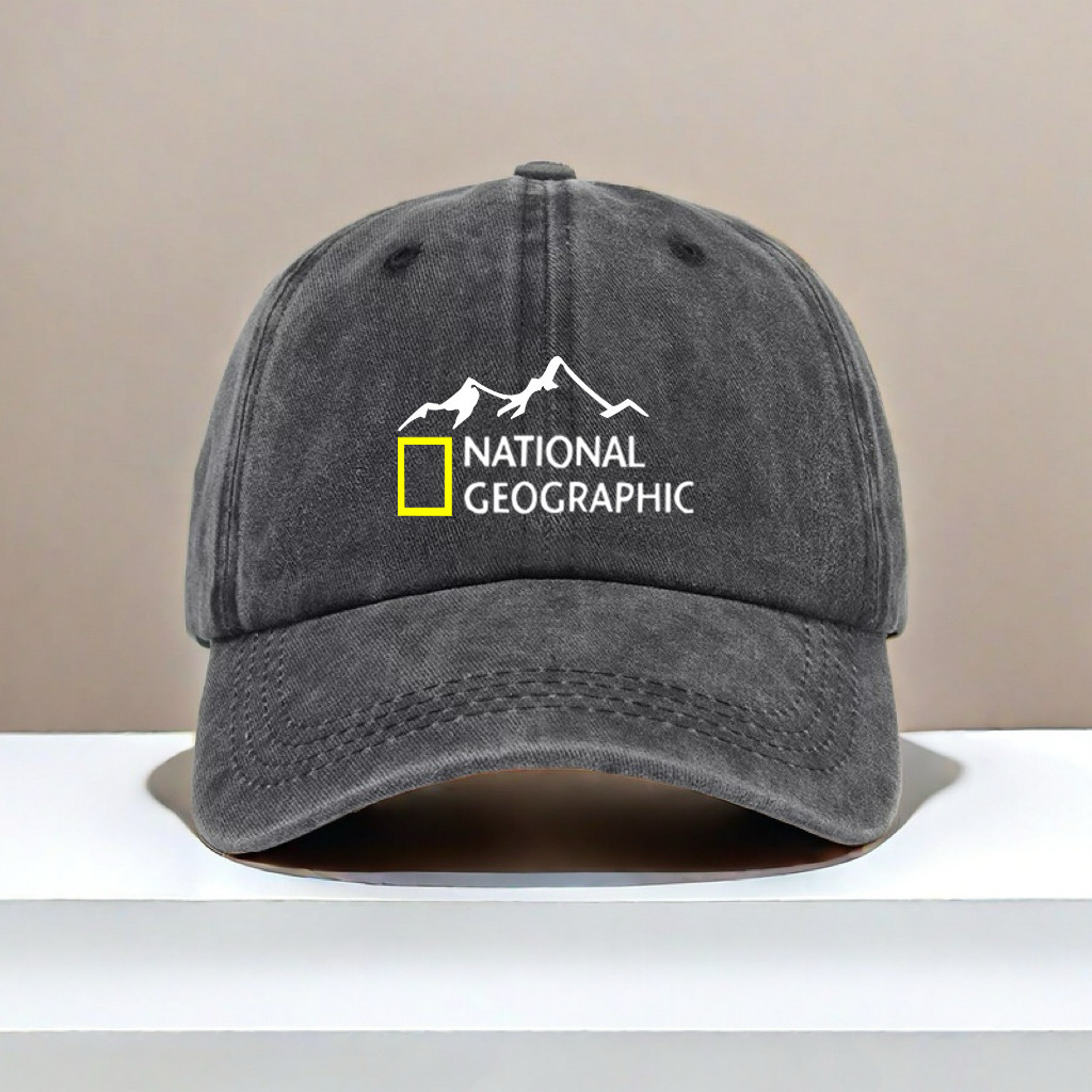 หมวกเบสบอลพิมพ์ลาย National Geographic เหมาะสำหรับทั้งผู้ชายและผู้หญิง