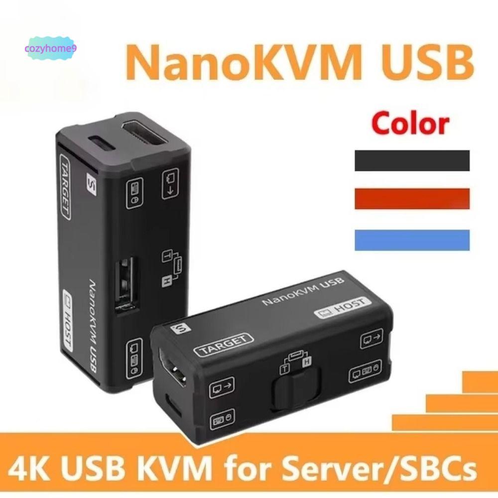 COZYHOME9 NanoKVM-USB, การจัดการเซิร์ฟเวอร์ 4K ความละเอียด USB KVM, ตัวเลือกเครื่องมือชุด SBCs การดํ