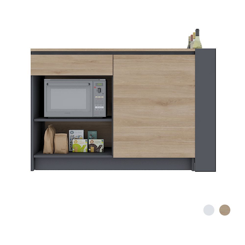 INDEX LIVING MALL ตู้เคาน์เตอร์ รุ่นคูซิน่า ขนาด 135 ซม. (เลือกสีได้)