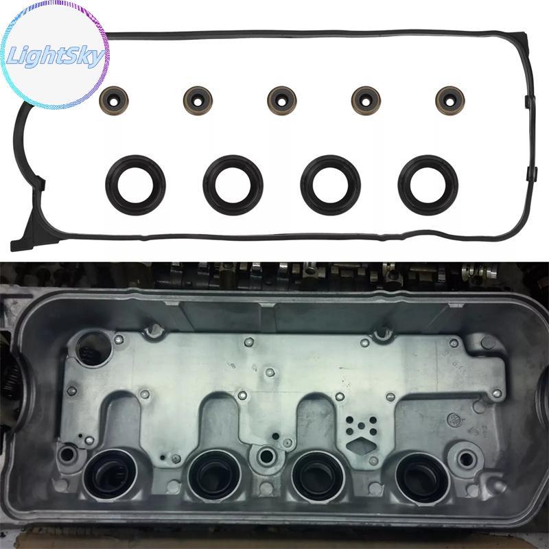 LightSky VS50499R วาล์วฝาครอบปะเก็นชุดเหมาะสําหรับ Honda Civic Coupe ซีดาน DX EX LX 1.6L SOHC L4 D16