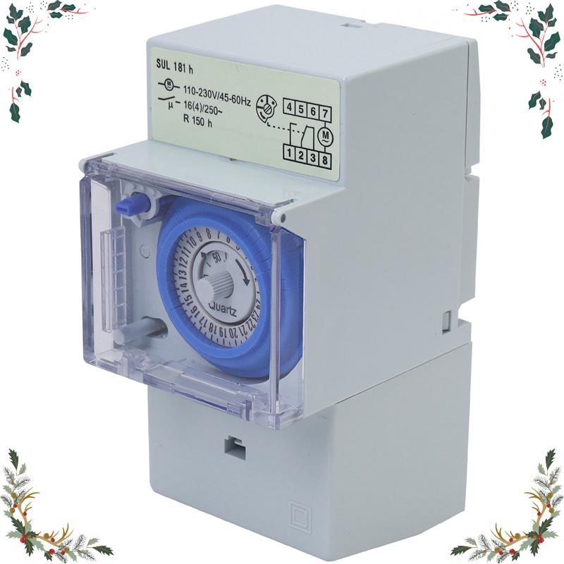 Mechanical Timer 24 ชั่วโมง Time Switch Relay Electric Programmable Timer 24 ชั่วโมง Din Rail Timer 