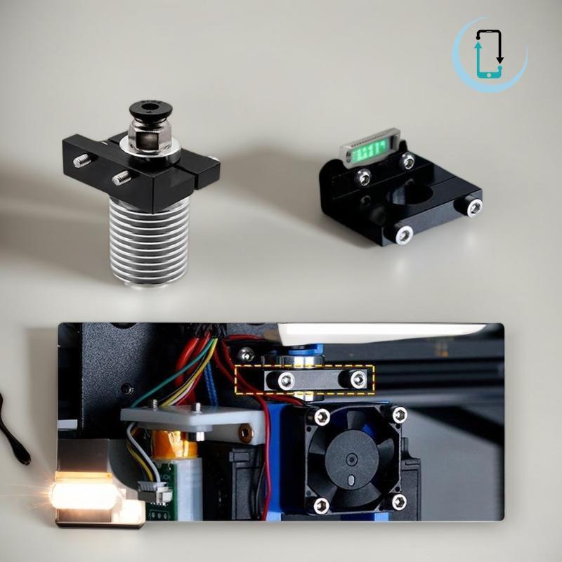 [AT] E3-V6 Hotend Fixed Blo V6 หม้อน้ํา Braet สําหรับ 3D อุปกรณ์เสริมเครื่องพิมพ์ Extruder Assembly 