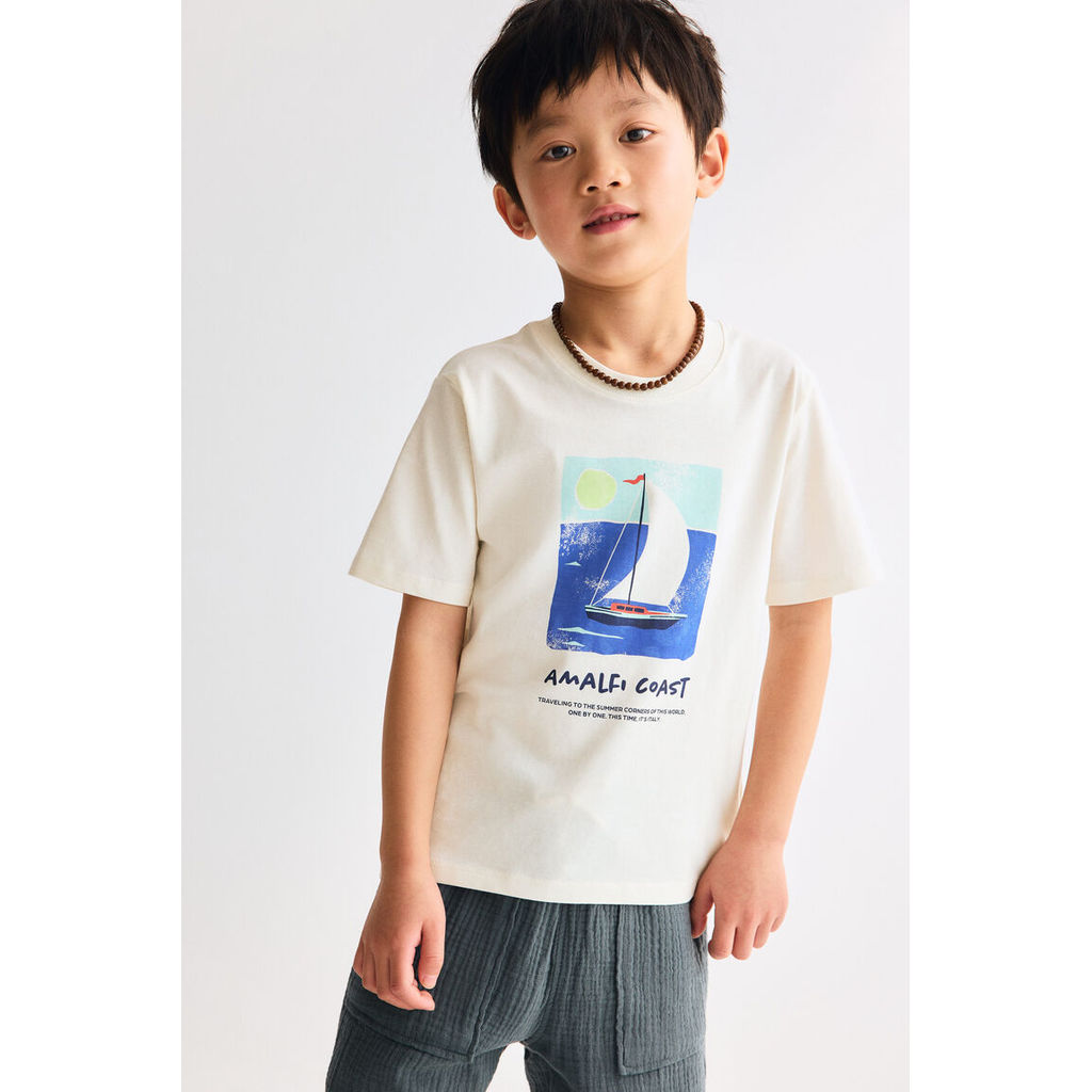 H&M(เอชแอนด์เอ็ม) เสื้อยืดพิมพ์ลาย เด็กผู้ชาย 1324846_5