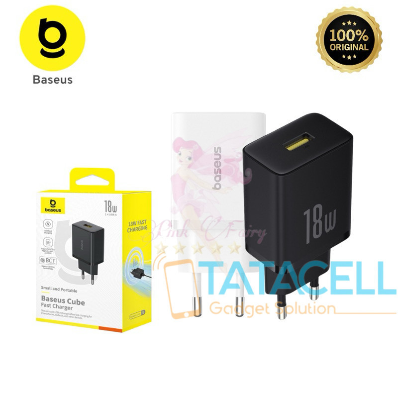 BASEUS Cube Fast Charger Adaptor 18w 3A ของแท้