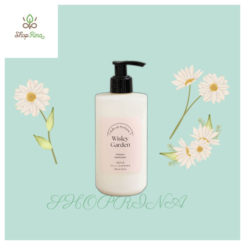 [daiso] Dailycomma Bello de Perfume Hand Lotion (Wisley Garden), 300ml, 1 ชิ้น / โลชั่นมือเกาหลี by 