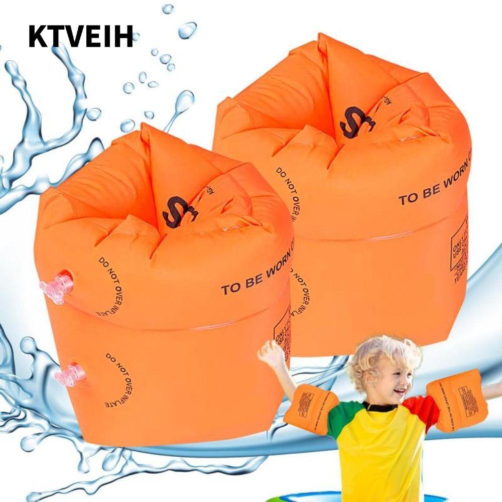 KTVEIH 2PCS Float Armbands, Pool Armbands ความปลอดภัยการฝึกอบรมวงว่ายน้ําเด็ก inflatable Pool Float 