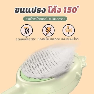ชุดดูแลสัตว์เลี้ยง 2 ชิ้น หวีแมวสุนัข แปรงซี่เข็มเกียร์หนาแน่น เหมาะกับผมยาว ขจัดขนพันกัน ทำความสะอาดง่าย ป้องกันกระสวย