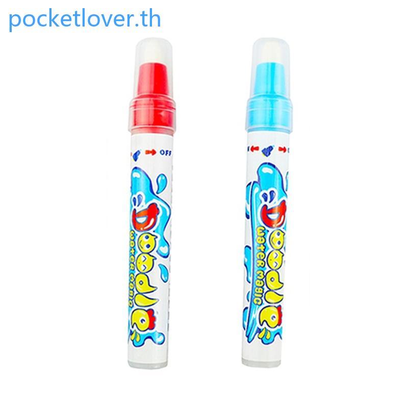 Poc ปากกาน้ําวาด Doodling ปากกา Quick Drying Refillable Maker ปากกาสําหรับเด็กนักเรียน Doodling Mat 