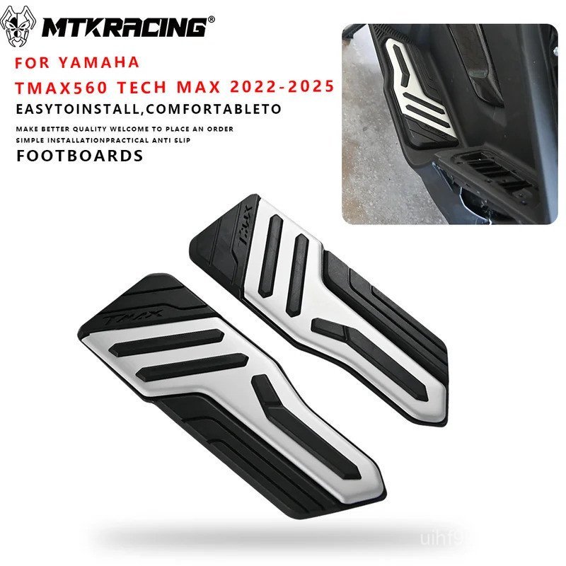 เหยียบรถจักรยานยนต์ที่วางเท้าเหมาะสําหรับ Yamaha T-MAX 560 T-MAX560 TMAX560 2022-2025 BBW-F74M0-0-00
