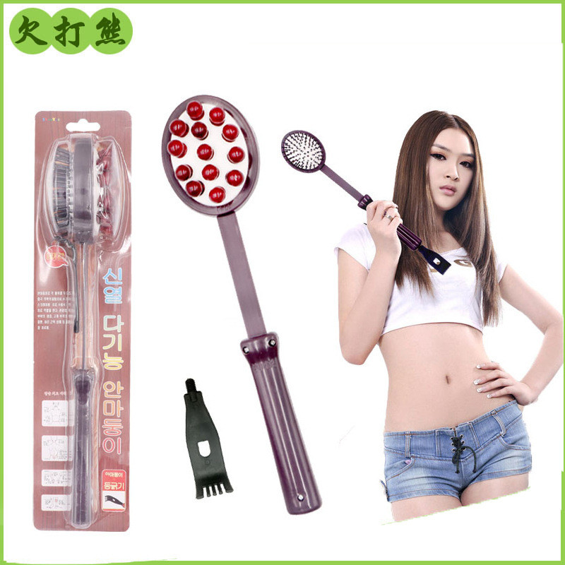 979红木按摩捶按摩捶打按摩器带痒痒挠老人礼品现货批发 979 ค้อนนวดไม้เรดวูดพร้อมที่เกาหลัง, ของขวัญสำหรับผู้สูงอายุ, มีสินค้าพร