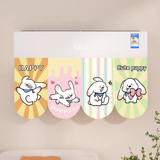 COD ม่านกันแอร์ ม่านบังลมแอร์ติดผนัง ม่านกันลม 40x90CM ผ้าม่านครึ่ง ม่านประตู ของแต่งบ้าน