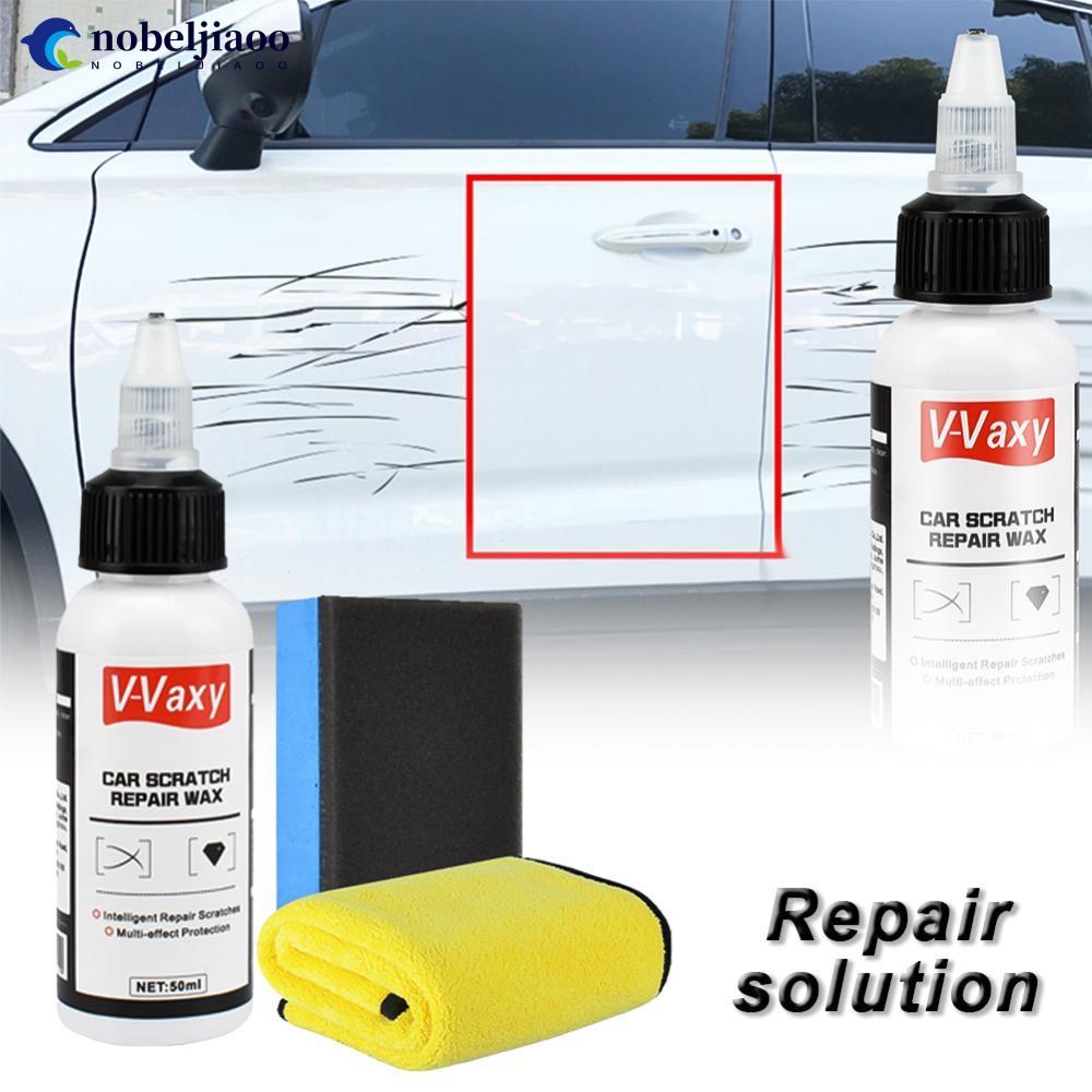 NOBELJIAOO 1PC 50ML รถ Scratch Repair Wax สีรถ Mark Aging Polish Repair Agent รถบํารุงรักษาอุปกรณ์ O