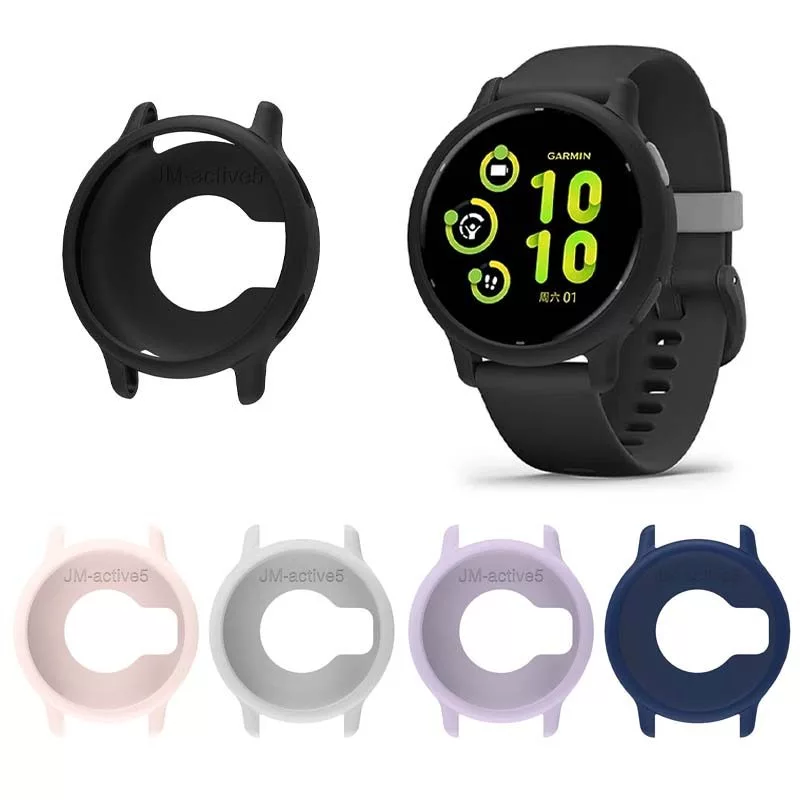 เคสป้องกัน TPU ซิลิโคนอ่อนนุ่ม Skimpy สําหรับ Garmin Vivoactive 5