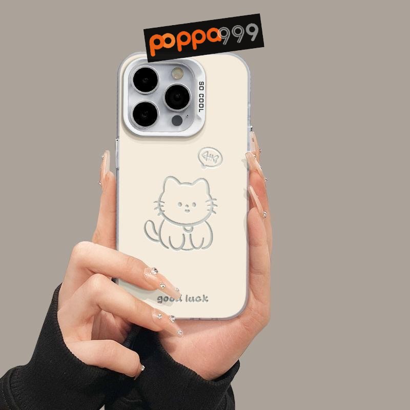 🌷poppa🌷ส่งจากไทย เคสโทรศัพท์มือถือ กันกระแทก สําหรับ IPhone 17Air 17 16 15 14 13 12 11 PRO MAX  8 1 4 15Plus XS XR XSMax