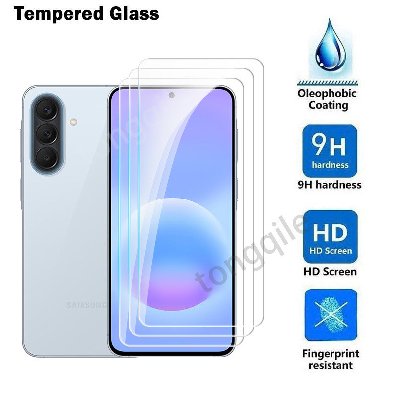 SAMSUNG ป้องกันหน้าจอสําหรับSamsung Galaxy A57 A37 A27 A17 A07 5G 4G 2026 Clear ViewกระจกนิรภัยHDฟิล