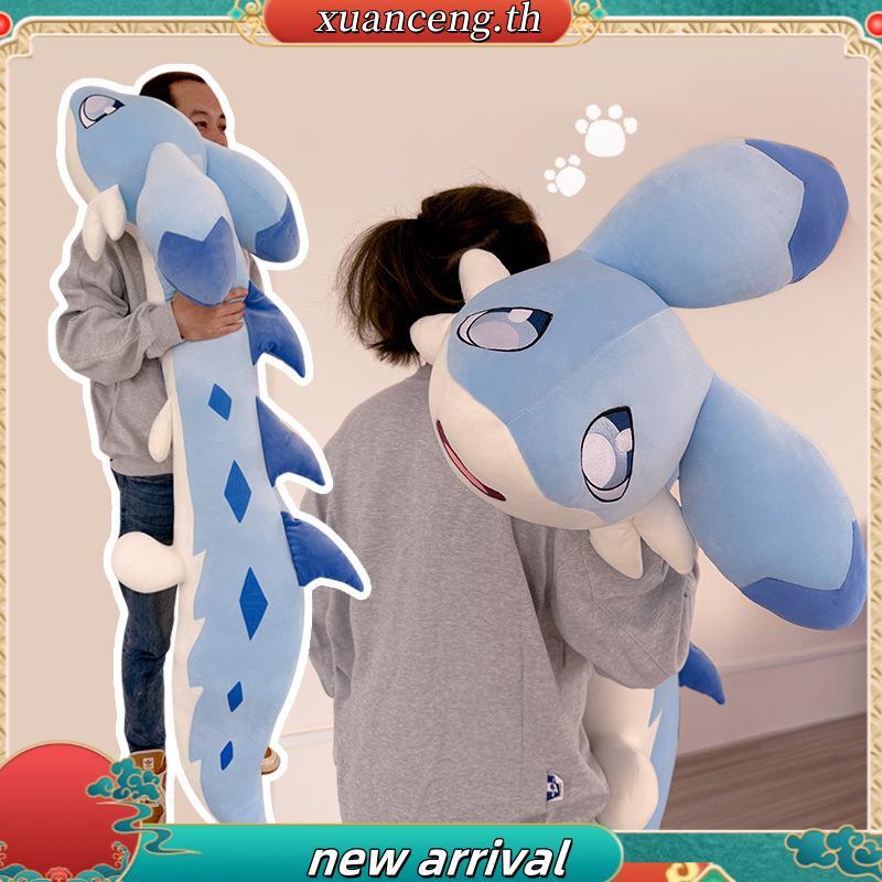 ยาวหมอนใหญ่ Kawaii Plushie เกม Palworld Chillet ตุ๊กตาตุ๊กตาโซฟานุ่มเครื่องประดับ Weasel มังกรน่ารักของเล่น