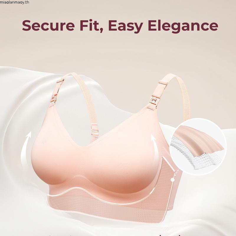 Wacoal Maternity Smart Size Bra บราสำหรับให้นมบุตร หลังคลอด รุ่น WM1Y03 สีดำ (BL)