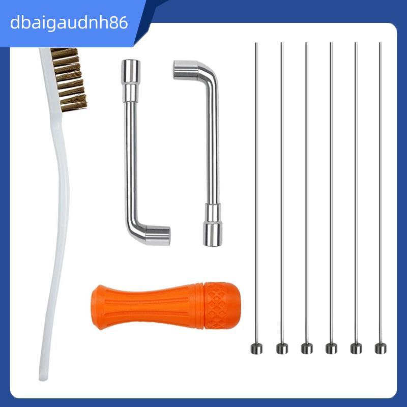 READY STOCK3D เครื่องพิมพ์ Hotend ทําความสะอาดเครื่องมือไม่มีการอุดตันสําหรับ M6 M7 MK8 Volcano หัวฉ